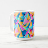 Origami Kaleidoskop Kaffeetasse (Vorderseite Links)