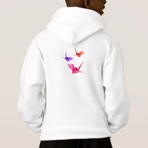 Origami-Kaleidoskop-Oberteil Hoodie