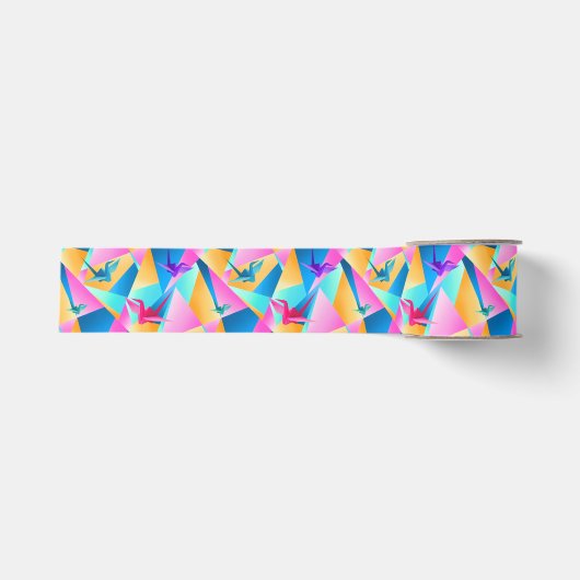 Origami Kaleidoskop Ripsband (Vorderseite)