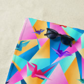 Origami Kaleidoskop Strandtuch (Beispiel)