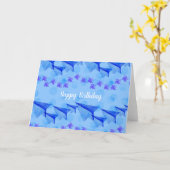 Origami Karte (Gelbe Blume)