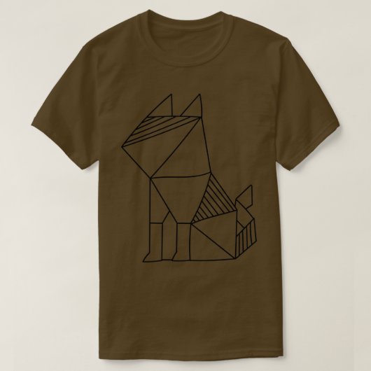 Origami-Katzen 2 T-Shirt (Design vorne)