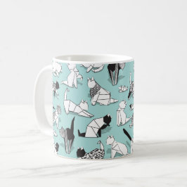 Origami kitten Freunde // geometrische Katzenrasse Kaffeetasse