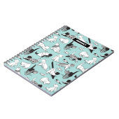 Origami kitten Freunde // geometrische Katzenrasse Notizblock (Linke Seite)