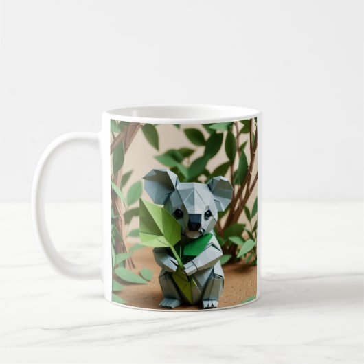 Origami Koala Kaffeetasse (Links)