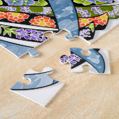 Origami Kran-japanisches Papier-viel Glück Noshi Puzzle (Seite)