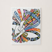 Origami Kran-japanisches Papier-viel Glück Noshi Puzzle (Vertikal)