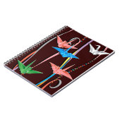 Origami Kräne Notizblock (Linke Seite)