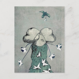 Origami Leidenschaft Postkarte