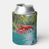 Origami Lobster on a tightrope koozie Dosenkühler (Kanne Vorderseite)