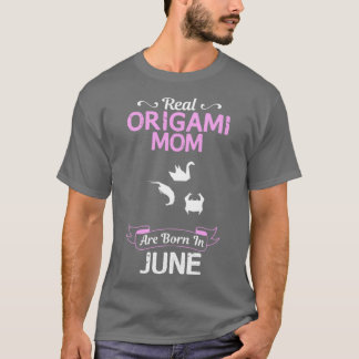 Origami Mama Juni Funny Design für Geschenke T-Shirt