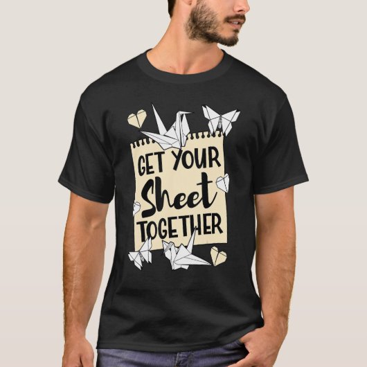 Origami Master Paper Faltcrane T-Shirt (Vorderseite)