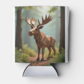 Origami Moose  Dosenkühler (Vorderseite)