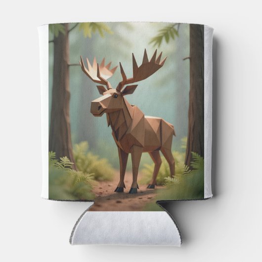 Origami Moose  Dosenkühler (Rückseite)