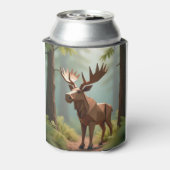 Origami Moose Dosenkühler (Kanne Rückseite)