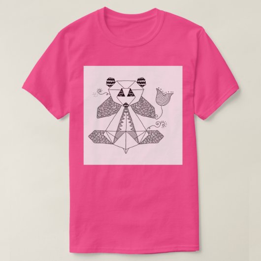 Origami Panda 2 T-Shirt (Design vorne)