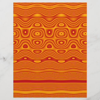 Origami Paper, Abstrakt Digital Tribal Art, Orange Flyer