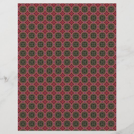 Origami Paper Black Red Customizable Hobby Art Flyer (Vorne)