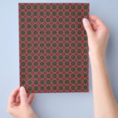 Origami Paper Black Red Customizable Hobby Art Flyer (Hand)