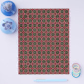 Origami Paper Black Red Customizable Hobby Art Flyer (Einzeln)
