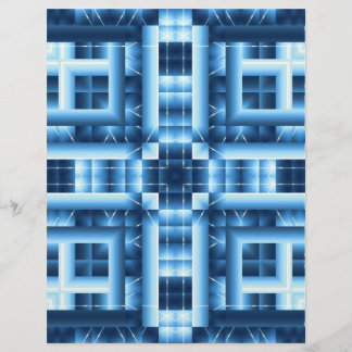 Origami Paper-Blues Anpassbare Hobby-Kunst Flyer
