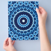 Origami Paper-Blues Anpassbare Hobby-Kunst Flyer (Hand)