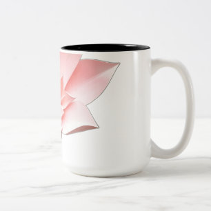 Origami Paper-Blume Zweifarbige Tasse