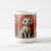 Origami Paper Cat Kaffeetasse (Mittel)