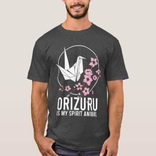 Origami Paper Crane Sakura Orizuru ist mein Geist T-Shirt