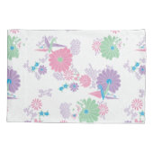 Origami Paper Crans und Blume Kissenbezug (Rückseite)