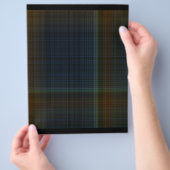 Origami Paper Dark Karierte anpassbare Hobby Art Flyer (Hand)