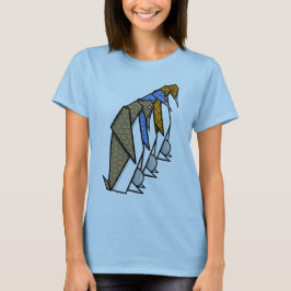 Origami Paper Faltenpinguine T-Shirt