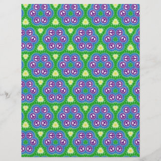 Origami Paper Green Blue Customizable Hobby Art Flyer