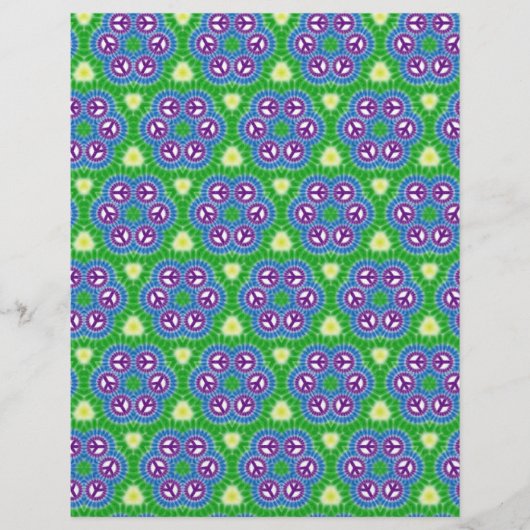 Origami Paper Green Blue Customizable Hobby Art Flyer (Vorne)