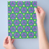 Origami Paper Green Blue Customizable Hobby Art Flyer (Hand)