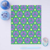 Origami Paper Green Blue Customizable Hobby Art Flyer (Einzeln)
