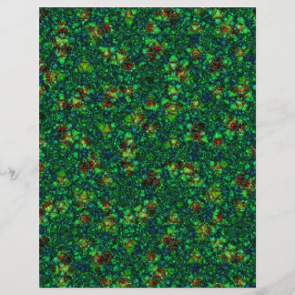Origami Paper Green Maroon Customizable Hobby Art Flyer