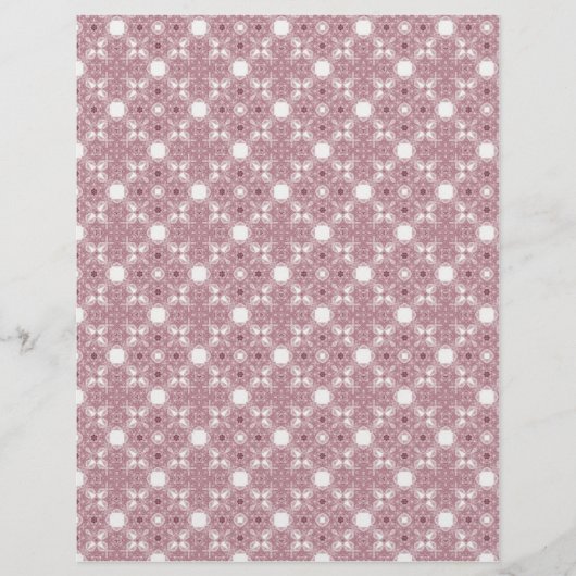 Origami Paper Mauve White Customizable Hobby Art Flyer (Vorne)