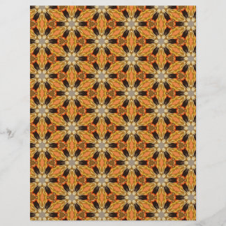 Origami Paper Orange Black Customizable Hobby Art Flyer