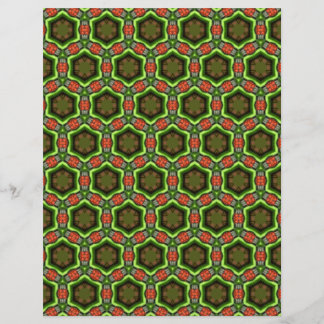 Origami Paper Red Green Customizable Hobby Art Flyer