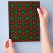 Origami Paper Red Green Customizable Hobby Art Flyer (Hand)