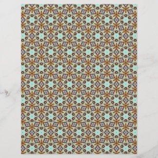 Origami Paper Tan Blue Customizable Hobby Art Flyer