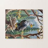 Origami Patriotic American Eagle Puzzle (Horizontal)