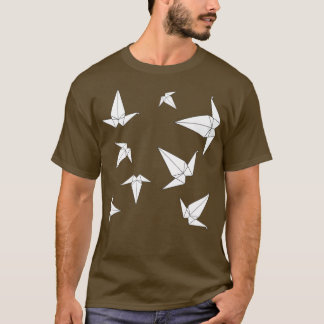 Origami Peace Cranes Mint T-Shirt