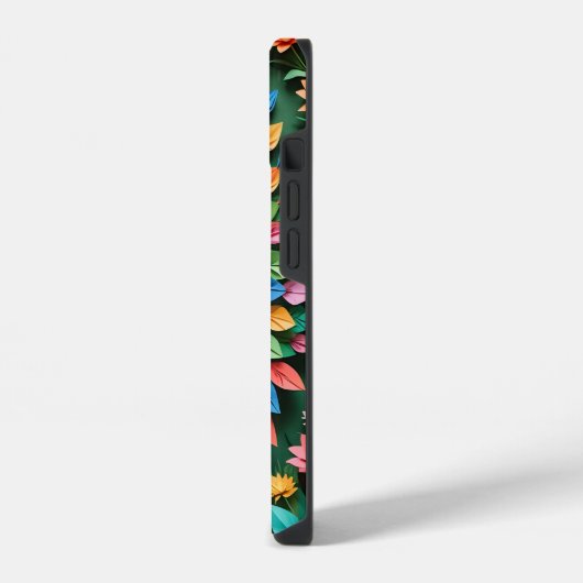 Origami Peacock iPhone Hülle (Linke Seite)