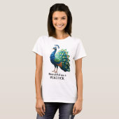 Origami Peacock T-shirt women's (Vorne ganz)
