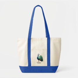 Origami Peacock T-shirt women's Tragetasche