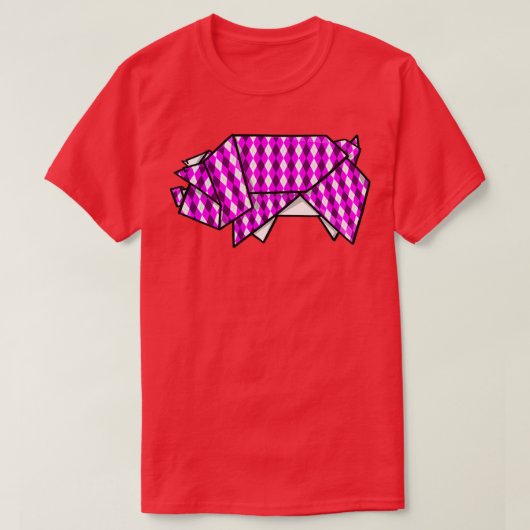 Origami Pig 10 T-Shirt (Design vorne)