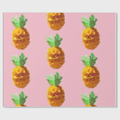 Origami Pineapf Wrapping Paper Geschenkpapier (Flach)