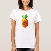 Origami Pineapfelfuge Oben T-Shirt (Vorderseite)